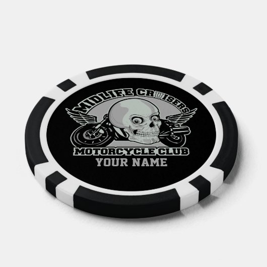 中年の巡洋艦のMCのカスタムなポーカー用のチップ ポーカーチップ (シングル)