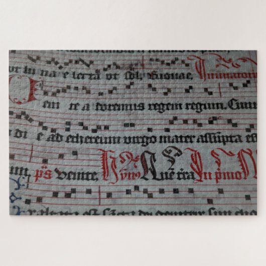 中年の楽譜パズル ジグソーパズル (横)