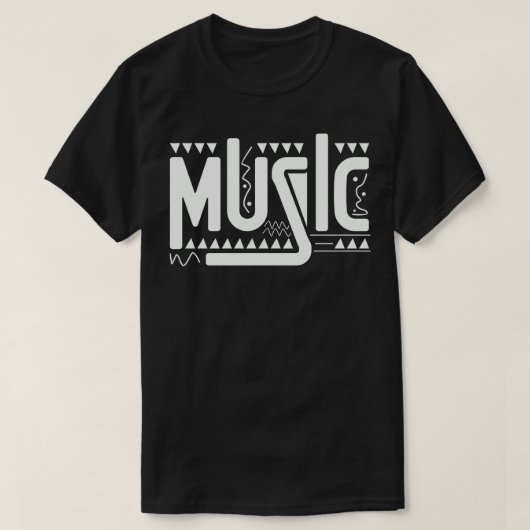 中年音楽 Tシャツ (デザイン正面)