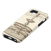 中庭の噴水と装飾的なケルブ Case-Mate iPhoneケース (下部)