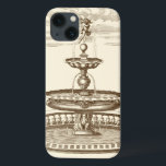 中庭の噴水と装飾的なケルブ iPhone 13ケース<br><div class="desc">装飾のケルブがこの装飾の中庭の噴水を上に。水が流出し、噴水の個々のプールに集まる。どんな家庭でも素晴らしく見える平和な写真!</div>