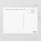 中庭の柱 – ポストカード (裏面)