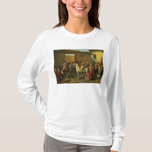 中庭の馬 Tシャツ (正面)