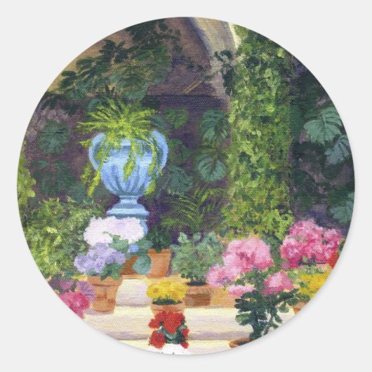 中庭スペインの ラウンドシール (正面)