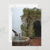 中庭スペインの 案内ポストカード (正面/裏面)
