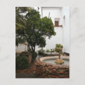 中庭スペインの 案内ポストカード (正面)