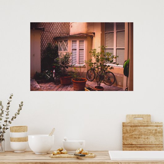 中庭 ポスター (キッチン)