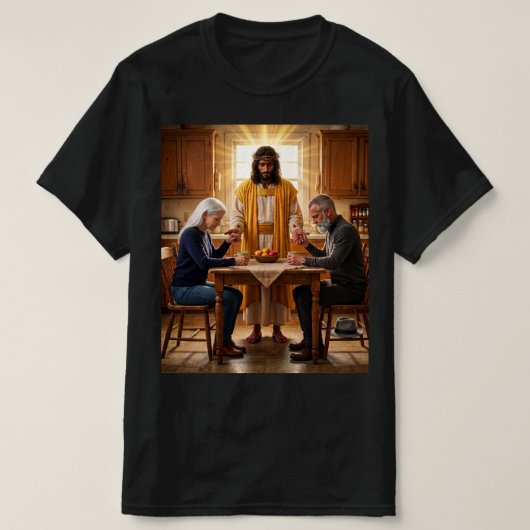 中心にいるキリスト Tシャツ (デザイン正面)