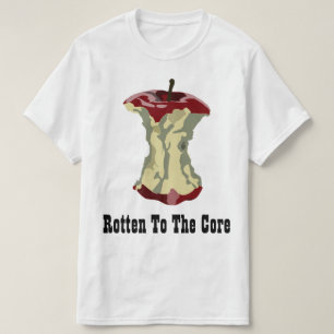 中心に腐った Tシャツ