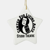 中心のオーナメント セラミックオーナメント (右)