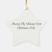 中心のオーナメント セラミックオーナメント (裏面)