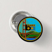 中心のシール湾区域の高速転送 缶バッジ (正面&裏面)