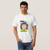 中心のヒッピー、 Tシャツ (正面フル)