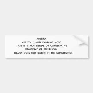 中心の価値 バンパーステッカー