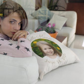 中心の円とスクリプト クッション