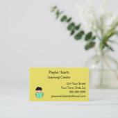 中心の名刺を学ぶこと 名刺 (スタンド正面)