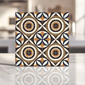 中心はっきりした円を持つ世紀半ばデザイン タイル