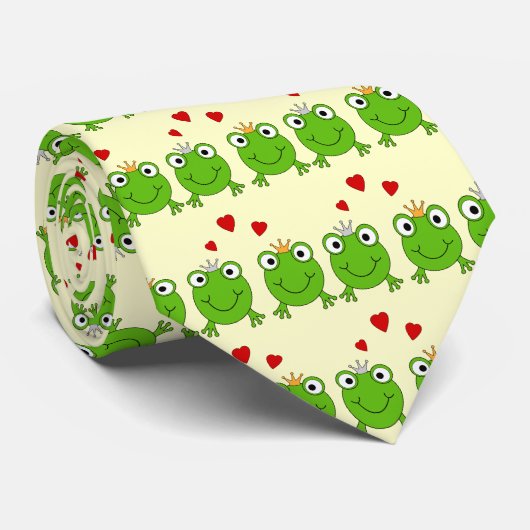 中心を持つカエルのプリンセスそしてカエルの王子、 ネクタイ (ロール)