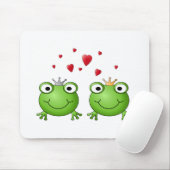 中心を持つカエルの王子そしてカエルのプリンセス、 マウスパッド (マウス)