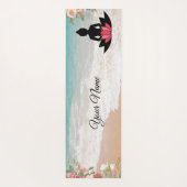 「中心を見つけて、自分の精神に火を付けろ」 ヨガ好き ヨガマット (裏面)