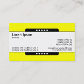 中心バンド5点-明るい黄色 名刺 (裏面)