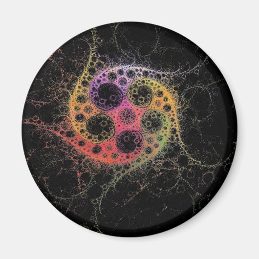 中心ラウンドマグネットで結合 マグネット (正面)