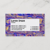 中心ラベル – フラクタル抽象芸術061012a 名刺 (裏面)