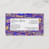 中心ラベル – フラクタル抽象芸術061012a 名刺 (裏面)