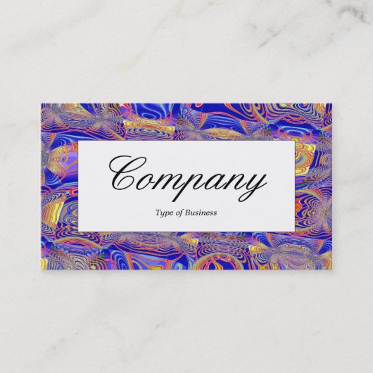 中心ラベル – フラクタル抽象芸術061012a 名刺 (正面)