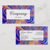 中心ラベル – フラクタル抽象芸術061012d 名刺 (正面/裏面)