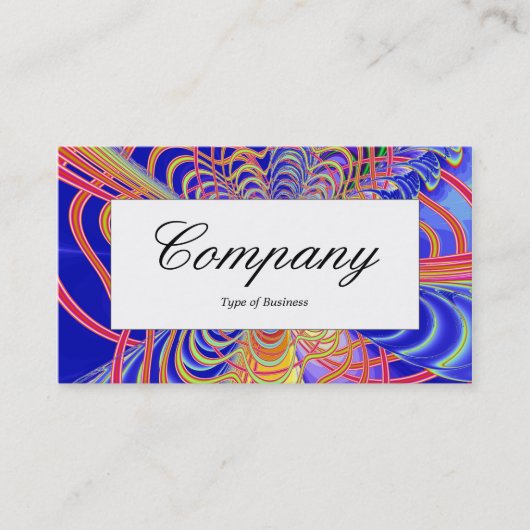 中心ラベル – フラクタル抽象芸術061012d 名刺 (正面)