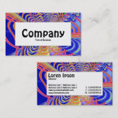 中心ラベル – フラクタル抽象芸術061012d 名刺 (正面/裏面)