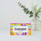 中心ラベル – フラクタル抽象芸術061012f 名刺 (スタンド正面)