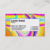 中心ラベル – フラクタル抽象芸術061012f 名刺 (裏面)