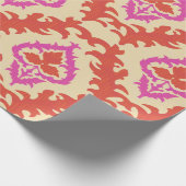 中心付きのシームレ伝統的ス模様 ラッピングペーパー (角)