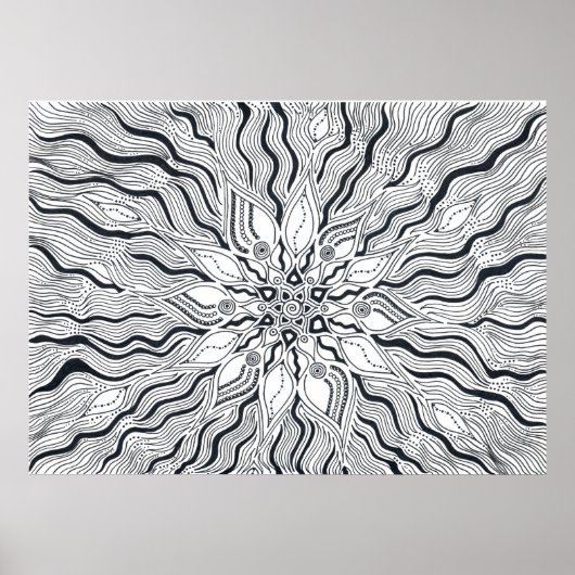 中心太陽 ポスター (正面)