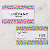 中心帯 – ジオメトカラフルリ 名刺 (正面/裏面)