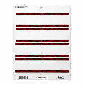 中心帯 – バブルパターン ラベル (フルシート)