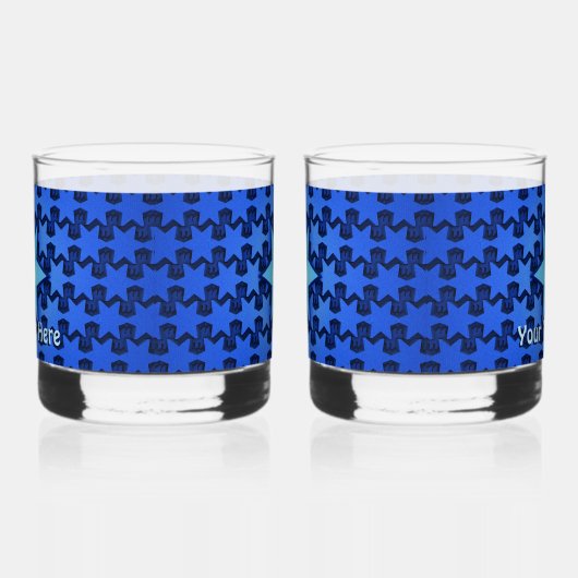 中心星 ウイスキーグラス (右)