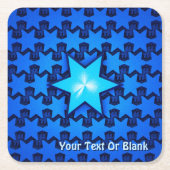 中心星 スクエアペーパーコースター (正面)