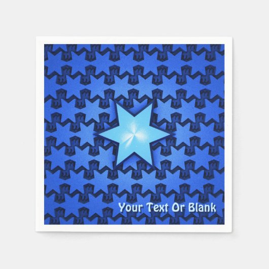 中心星 スタンダードカクテルナプキン (正面)