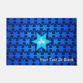 中心星 ドアマット (正面)