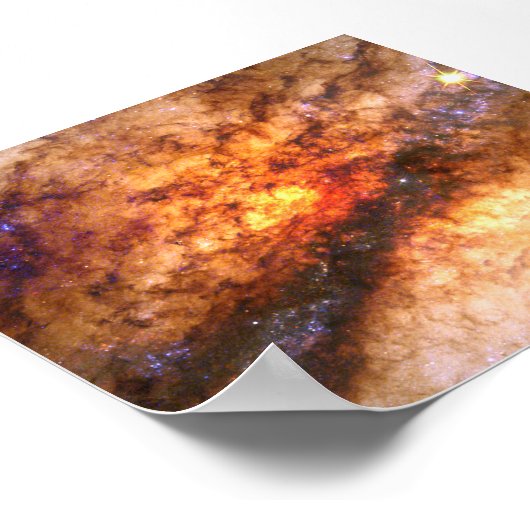 中心核A銀河系 ポスター (角)