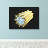 中心概念イメージ キャンバスプリント (インサイチュ (ウッドフロア))