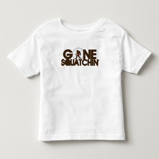 中心点との行ったSquatchin トドラーTシャツ (正面)