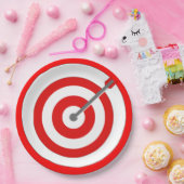 中心点の紙皿 ペーパープレート (パーティー)