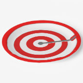 中心点の紙皿 ペーパープレート (アングル)