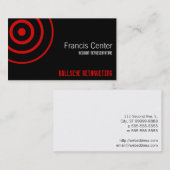 中心点の記号 名刺 (正面/裏面)