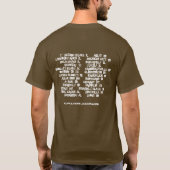 中心点旅行T Tシャツ (裏面)