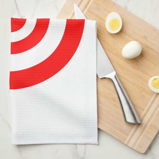 中心点 キッチンタオル (四つ折り)